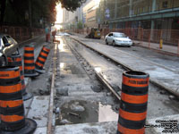 TTC Streetcar Track contruction
